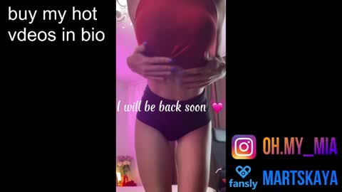 Snapshot of mia4sin chatting on 25, 9, 2025 Mia Martskaya online show from 25, 9, 2025