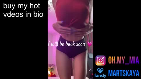 Snapshot of mia4sin chatting on 7, 10, 2025 Mia Martskaya online show from 7, 10, 2025