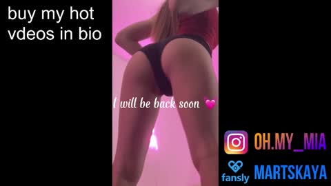 Snapshot of mia4sin chatting on 13, 10, 2025 Mia Martskaya online show from 13, 10, 2025