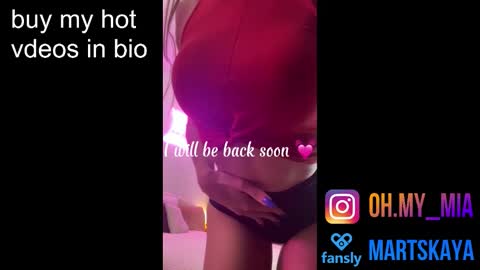 Snapshot of mia4sin chatting on 18, 10, 2025 Mia Martskaya online show from 18, 10, 2025