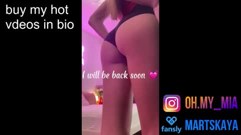 Snapshot of mia4sin chatting on 29, 11, 2025 Mia Martskaya online show from 29, 11, 2025