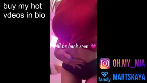 Snapshot of mia4sin chatting on 30, 11, 2025 Mia Martskaya online show from 30, 11, 2025