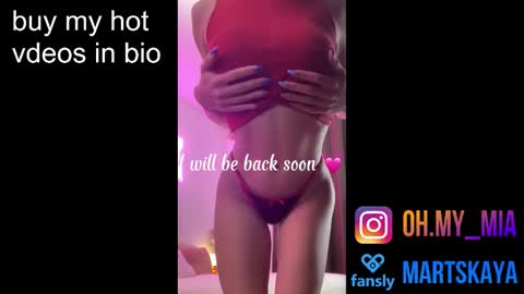 Snapshot of mia4sin chatting on 14, 12, 2025 Mia Martskaya online show from 14, 12, 2025