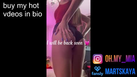 Snapshot of mia4sin chatting on 15, 12, 2025 Mia Martskaya online show from 15, 12, 2025