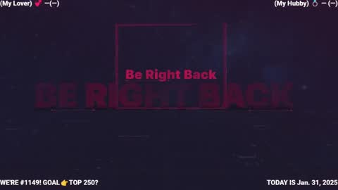 DaPussyFairy online show from 1, 2, 2025