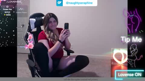 NaughtySeraphine online show from 1, 2, 2025