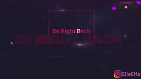 ElfaElle Im online .Wednesday Thursday Friday Saturday Sunday from 10pm to 2am  GMT3 online show from 19, 4, 2026