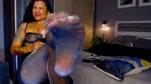 My alter ego Betinna Flowers - a tattooed Miss  -   Are you missing me come in here  -  online show from 25, 1, 2025