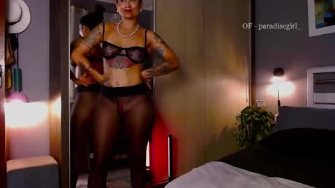 My alter ego Betinna Flowers - a tattooed Miss  -   Are you missing me come in here  -  online show from 9, 2, 2025