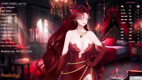 Snapshot of passionyx chatting on 31, 1, 2025 Succubus Nyx online show from 31, 1, 2025