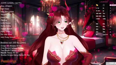 Snapshot of passionyx chatting on 15, 2, 2025 Succubus Nyx online show from 15, 2, 2025