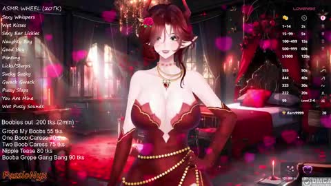 Snapshot of passionyx chatting on 16, 2, 2025 Succubus Nyx online show from 16, 2, 2025