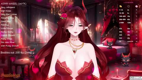 Snapshot of passionyx chatting on 21, 2, 2025 Succubus Nyx online show from 21, 2, 2025