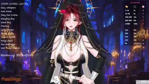 Snapshot of passionyx chatting on 23, 2, 2025 Succubus Nyx online show from 23, 2, 2025