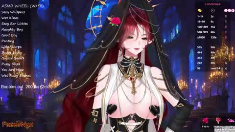 Snapshot of passionyx chatting on 24, 2, 2025 Succubus Nyx online show from 24, 2, 2025