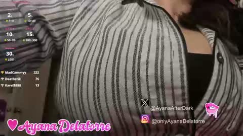 Snapshot of queenayana chatting on 10, 6, 2026 Ayana Delatorre online show from 10, 6, 2026