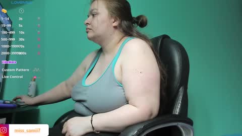 Snapshot of queensami7 chatting on 27, 1, 2025 Samantha online show from 27, 1, 2025