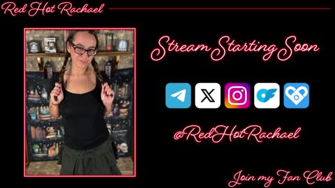 Red Hot Rachael online show from 23, 2, 2025