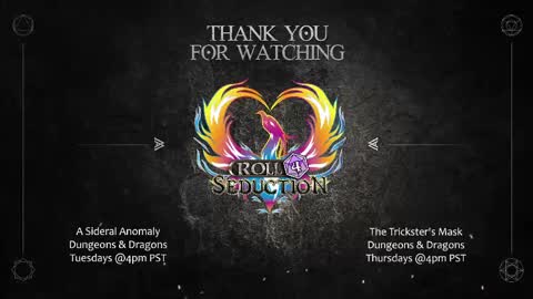 Roll For Seduction online show from 27, 5, 2026