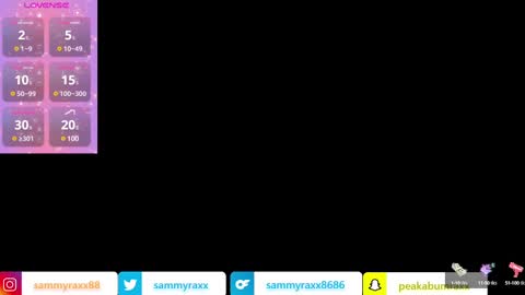 Snapshot of sammyraxx chatting on 20, 12, 2024 Sammy Raxx online show from 20, 12, 2024