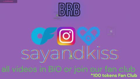 Say and kiss online show from 22, 3, 2026