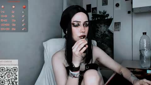 pronoun she. name Mary. age 21. online show from 10, 9, 2025