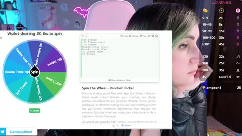 Scarlett online show from 17, 10, 2025