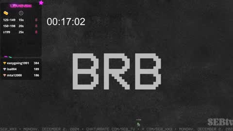 Sebastian online show from 2, 12, 2024