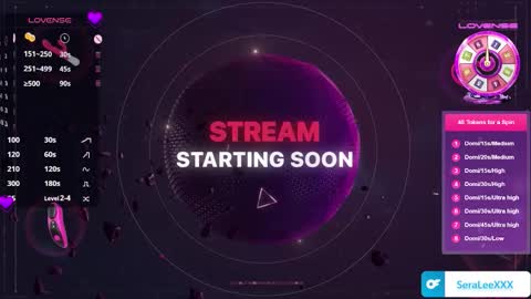 SeraLeeXXX online show from 24, 10, 2025