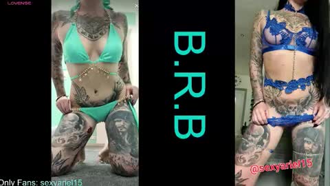 Snapshot of sexyariel15 chatting on 19, 12, 2025 SexyAriel15 online show from 19, 12, 2025