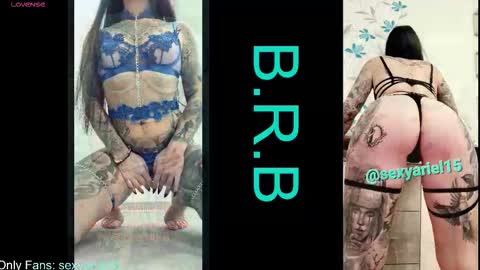 Snapshot of sexyariel15 chatting on 2, 2, 2026 SexyAriel15 online show from 2, 2, 2026