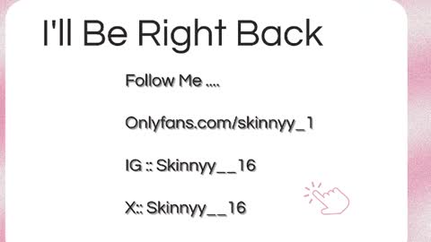 Skinnyy   online show from 4, 6, 2026