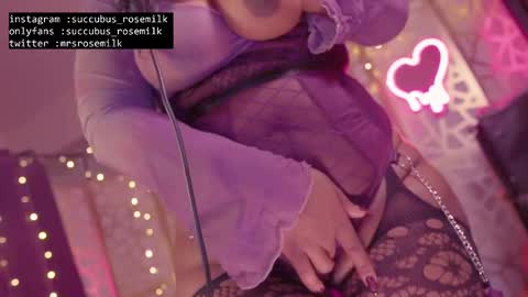 Succubus RoseMilk online show from 25, 2, 2025