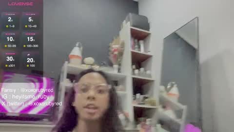 Snapshot of temptressxruby chatting on 2, 3, 2025 TemptressxRuby online show from 2, 3, 2025