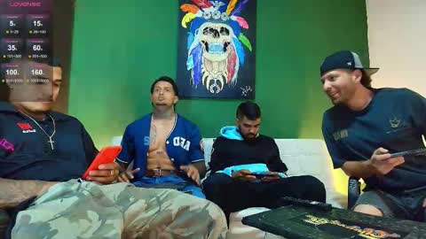 Snapshot of the_golden_boys chatting on 28, 10, 2025 SCOTT THEO KAMERON GENDERSON online show from 28, 10, 2025