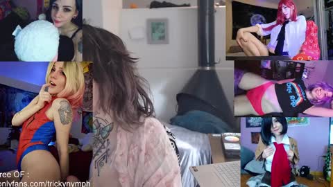 Snapshot of tricky_nymph chatting on 11, 9, 2025 Cassie online show from 11, 9, 2025