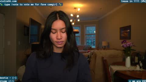 Snapshot of violishh chatting on 5, 1, 2025 follow me on twitter violishh and ig violishh online show from 5, 1, 2025