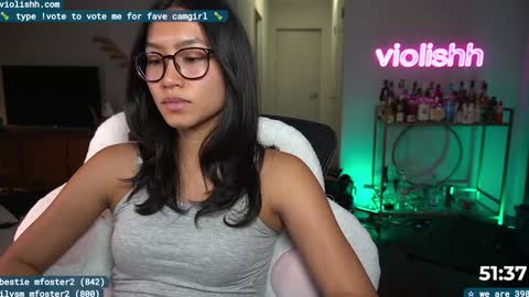 Snapshot of violishh chatting on 10, 1, 2025 follow me on twitter violishh and ig violishh online show from 10, 1, 2025