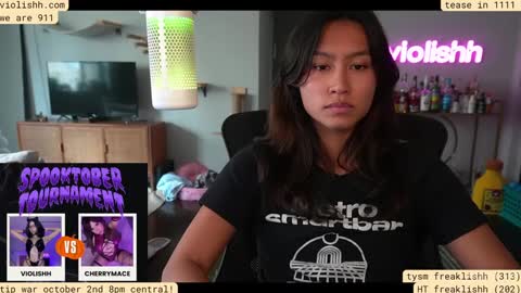 Snapshot of violishh chatting on 1, 10, 2025 follow me on twitter violishh and ig violishh online show from 1, 10, 2025