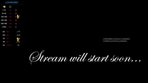 Anastasia online show from 10, 3, 2025