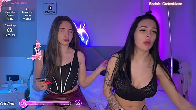 Snapshot of GroteskJane chatting on 8, 3, 2025 GroteskJane online show from 8, 3, 2025