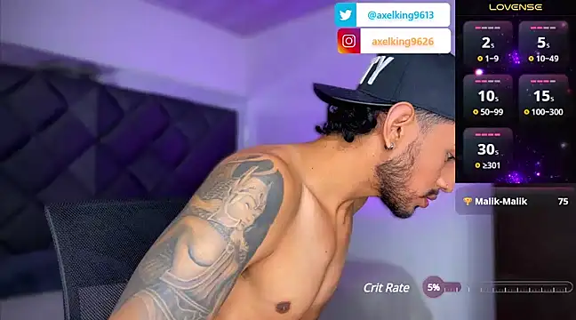 AxelKing1326 online show from 12, 2, 2025