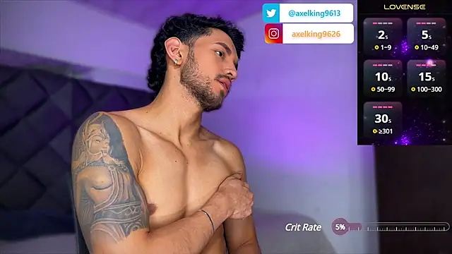 AxelKing1326 online show from 12, 3, 2025