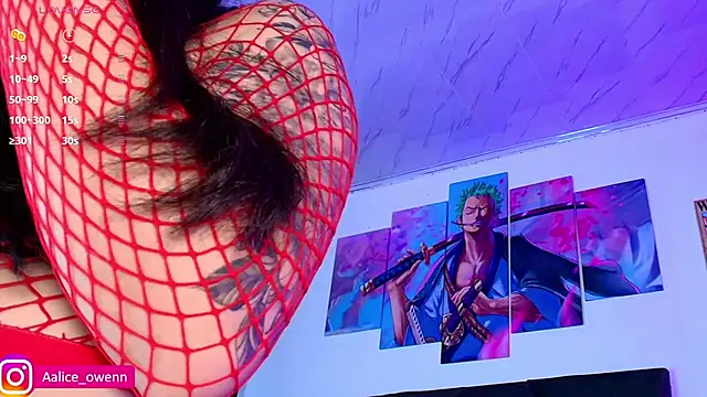 Aliceowenn online show from 24, 10, 2025