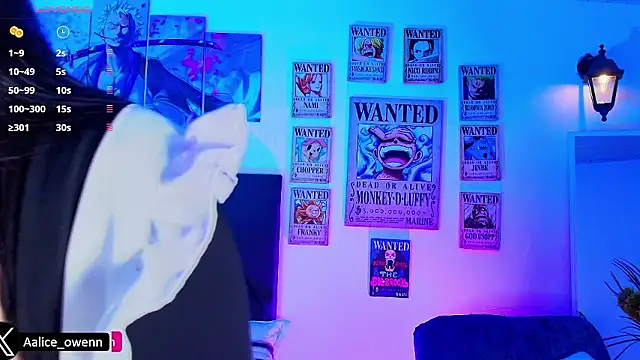 Aliceowenn online show from 12, 1, 2026