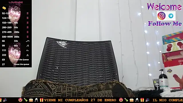 Snapshot of SofiaMadisson chatting on 10, 1, 2025 SofiaMadisson online show from 10, 1, 2025