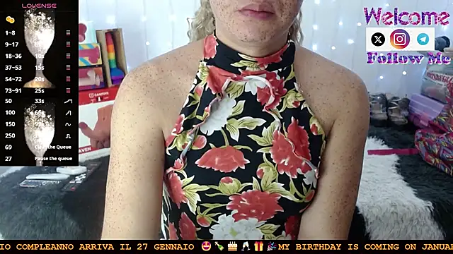 Snapshot of SofiaMadisson chatting on 11, 1, 2025 SofiaMadisson online show from 11, 1, 2025