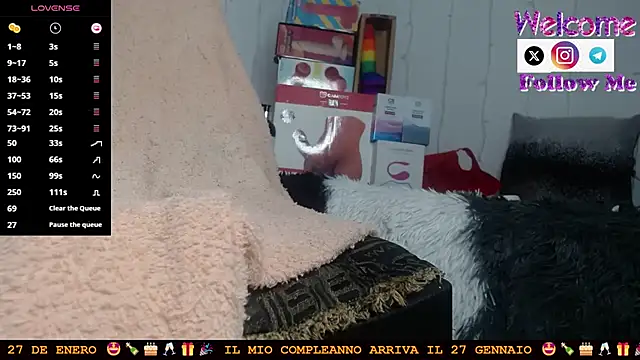 Snapshot of SofiaMadisson chatting on 15, 1, 2025 SofiaMadisson online show from 15, 1, 2025