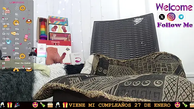 Snapshot of SofiaMadisson chatting on 21, 1, 2025 SofiaMadisson online show from 21, 1, 2025