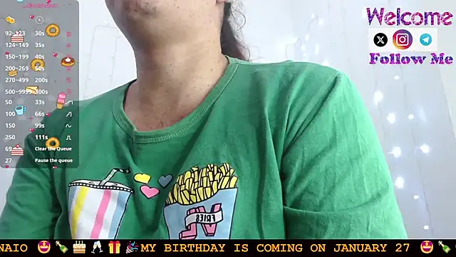 Snapshot of SofiaMadisson chatting on 23, 1, 2025 SofiaMadisson online show from 23, 1, 2025